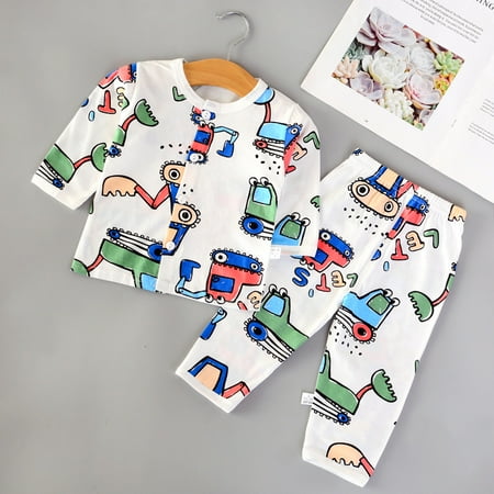 Toddler Button Up Pajamas Summer Autumn Sleep Wear for Girls Boys Cotton Sleepwear Set Breathable
Toddler Button Up Pajamas Summer Autumn Sleep Wear for Girls Boys Cotton Sleepwear Set Breathable
