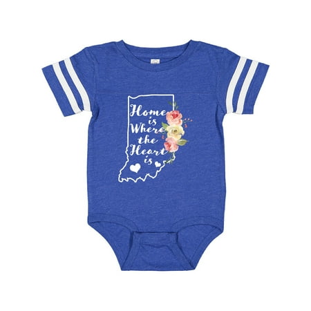 Inktastic Indiana Home is Where the Heart is with Watercolor Floral Gift Baby Boy or Baby Girl Bodysuit
Inktastic Indiana Home is Where the Heart is with Watercolor Floral Gift Baby Boy or Baby Girl Bodysuit
