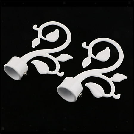 2X 28Mm Diameter Window Curtain Rail End Drapery Pole Rod Finials Head