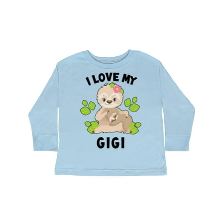 Inktastic Cute Sloth I Love My Gigi and Green Leaves Gift Toddler Boy or Toddler Girl Long Sleeve T-Shirt
Inktastic Cute Sloth I Love My Gigi and Green Leaves Gift Toddler Boy or Toddler Girl Long Sleeve T-Shirt