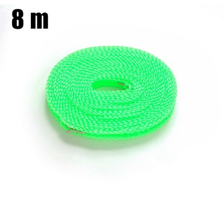 Yannee Clotheslines Windproof Non-Slip Clothes Line Clothe Drying Rope Portable Outdoor 8 m Green
Yannee Clotheslines Windproof Non-Slip Clothes Line Clothe Drying Rope Portable Outdoor 8 m Green