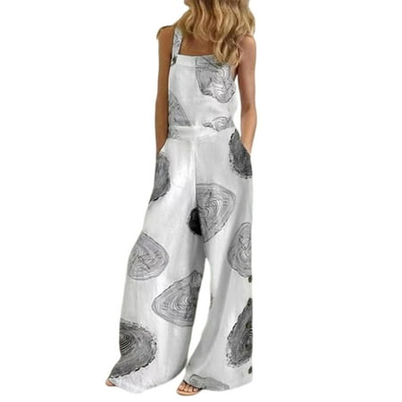 Avamo Ladies One Piece Jumpsuit Trousers Long Romper Decorative Button Wide Leg Pants Work Casual Bodysuit Loose Fit With Pocket Bib Overalls 5# 4XL
Avamo Ladies One Piece Jumpsuit Trousers Long Romper Decorative Button Wide Leg Pants Work Casual Bodysuit Loose Fit With Pocket Bib Overalls 5# 4XL