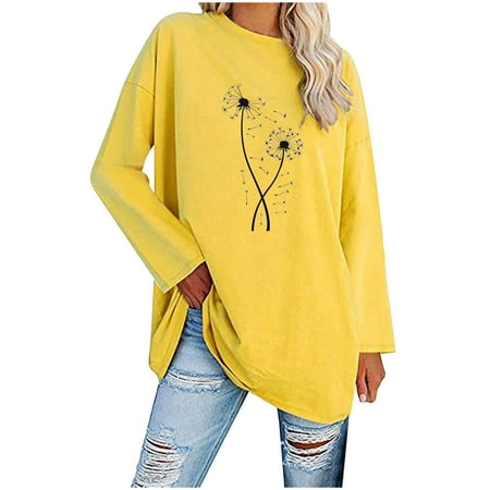 Moxiu Women Long Sleeve Crewneck Sweatshirt Floral Printed Pullover Loose Fit Trendy Tunic Tops Shirt Fashion Cute Comfy Tunic Pullover Sweatshirt Blouse Top
Moxiu Women Long Sleeve Crewneck Sweatshirt Floral Printed Pullover Loose Fit Trendy Tunic Tops Shirt Fashion Cute Comfy Tunic Pullover Sweatshirt Blouse Top