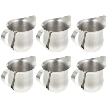Milk cups 6 Pcs Milk Jugs Sauce Cups Milk Cups Practical Stainless Steel Coffee Cups
Milk cups 6 Pcs Milk Jugs Sauce Cups Milk Cups Practical Stainless Steel Coffee Cups