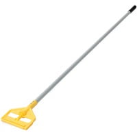 Rubbermaid Commercial Invader Wet Mop 60\\ Aluminum Handle - 60\\ Length - Yellow Gray - Aluminum Plastic - 1 Each