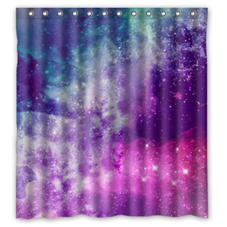 ARTJIA Space Sct Waterproof Polyester Shower Curtain 66x72 inches
