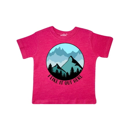 Inktastic I Like It Out Here Mountains in Blue Gift Toddler Boy or Toddler Girl T-Shirt
Inktastic I Like It Out Here Mountains in Blue Gift Toddler Boy or Toddler Girl T-Shirt