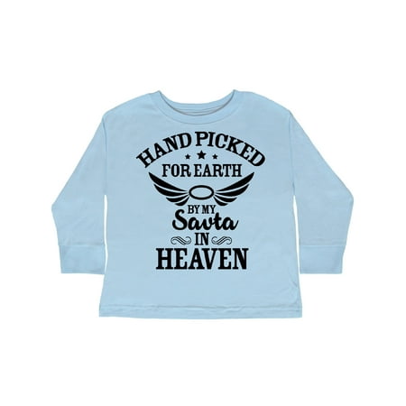 Inktastic Handpicked for Earth By My Savta in Heaven with Angel Wings Gift Toddler Boy or Toddler Girl Long Sleeve T-Shirt
Inktastic Handpicked for Earth By My Savta in Heaven with Angel Wings Gift Toddler Boy or Toddler Girl Long Sleeve T-Shirt
