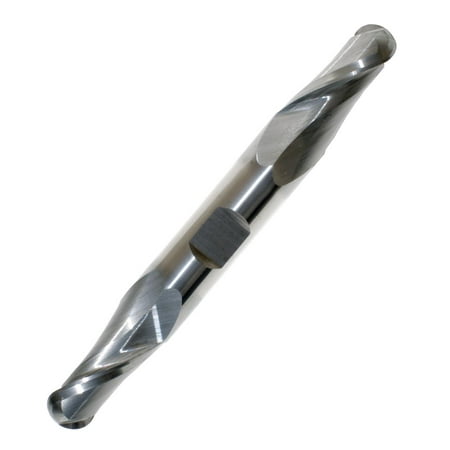 1/4 Diameter 2 Flute Double Ball Carbide End Mill 3/8 Shank W/Weldon Flat .625 Length of Cut 3-1/2 Overall Length
1/4 Diameter 2 Flute Double Ball Carbide End Mill 3/8 Shank W/Weldon Flat .625 Length of Cut 3-1/2 Overall Length