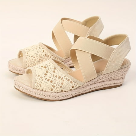Women s Solid Color Sandals Platform Ankle Cross Straps Casual Lace Shoes Versatile Summer Wedge Shoes Casual Beach Sandals
Women s Solid Color Sandals Platform Ankle Cross Straps Casual Lace Shoes Versatile Summer Wedge Shoes Casual Beach Sandals