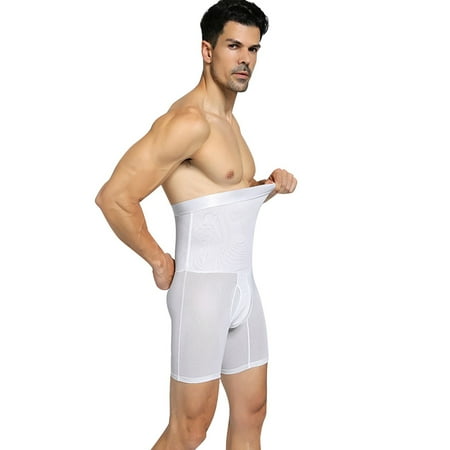 ERTUTUYI Men s breathable high waisted body shaping abdominal girdle underwear White M
ERTUTUYI Men s breathable high waisted body shaping abdominal girdle underwear White M