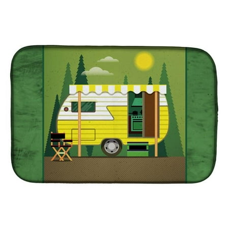 Greatest Adventure Retro Camper Dish Drying Mat