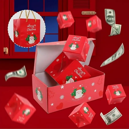 Set Merry Christmas Pop-up Gift Box Creative Folding Red Envelope Gift Box Handbag And Gift Box And 10 Bounce Box Weird Stuff Cool Decor Cheap Stuff Photo Props
Set Merry Christmas Pop-up Gift Box Creative Folding Red Envelope Gift Box Handbag And Gift Box And 10 Bounce Box Weird Stuff Cool Decor Cheap Stuff Photo Props