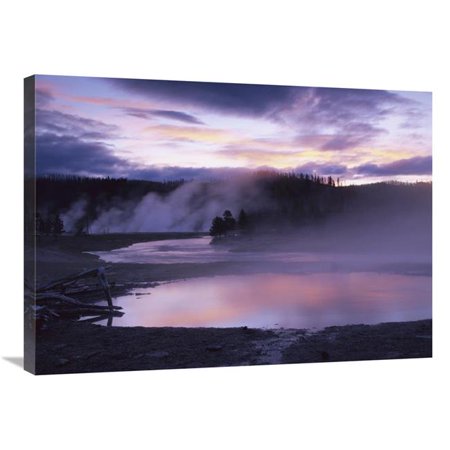 24 x 32 in. Steaming Hot Springs, Midway Geyser Basin, Yellowstone National Park, Wyoming Art Print - Tim Fitzharris