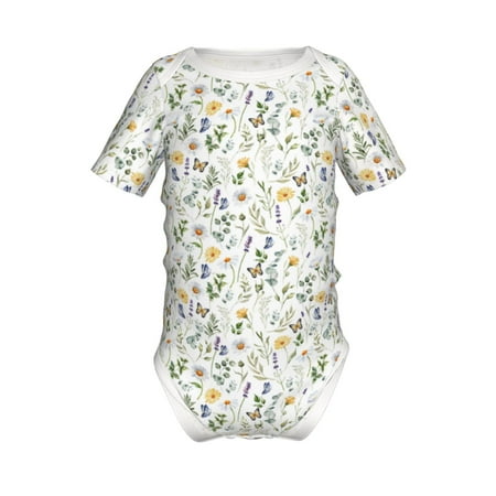 Junzan Watercolor Wildflower 2 Print Short-Sleeve Baby Climbing Clothes Bodysuits for Infant One-Piece for Baby Boys & Girls Baby Clothes Baby Romper with Snap Closure-18 Months
Junzan Watercolor Wildflower 2 Print Short-Sleeve Baby Climbing Clothes Bodysuits for Infant One-Piece for Baby Boys & Girls Baby Clothes Baby Romper with Snap Closure-18 Months