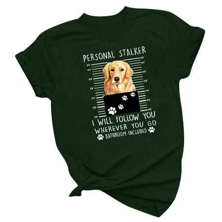 SIMQOing Women s Loose Casual Blouses Cute Dog Paw Graphic Short Sleeve Tee Letter Print T-shirt for Gift 
SIMQOing Women s Loose Casual Blouses Cute Dog Paw Graphic Short Sleeve Tee Letter Print T-shirt for Gift