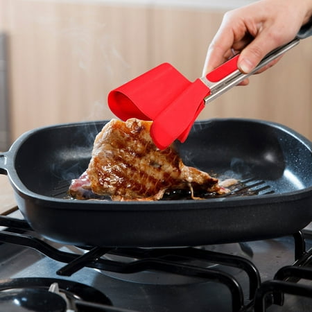 2 In 1 Kitchen Spatula & Tongs Non-Stick Heat Resistant Spatula Food Tongs Kitchen Tool
2 In 1 Kitchen Spatula & Tongs Non-Stick Heat Resistant Spatula Food Tongs Kitchen Tool