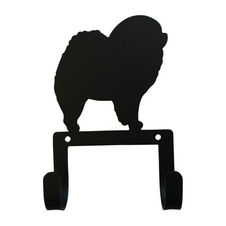 Village Wrought Iron WH-LC-335 Chow Chow Leash & Collar Wall Hook
