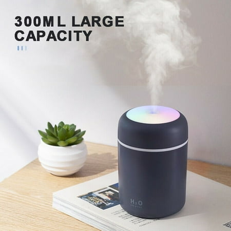 Fancy Colorful Cool Mini Humidifiers with LED Night Light USB 300ml Mist Humidifiers for Car Office Room Bedroom Quiet Ultrasonic Humidifiers Portable Diffuser for Essential Oils Gray
Fancy Colorful Cool Mini Humidifiers with LED Night Light USB 300ml Mist Humidifiers for Car Office Room Bedroom Quiet Ultrasonic Humidifiers Portable Diffuser for Essential Oils Gray