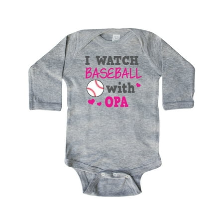 Inktastic I Watch Baseball with My Opa Gift Baby Boy or Baby Girl Long Sleeve Bodysuit
Inktastic I Watch Baseball with My Opa Gift Baby Boy or Baby Girl Long Sleeve Bodysuit