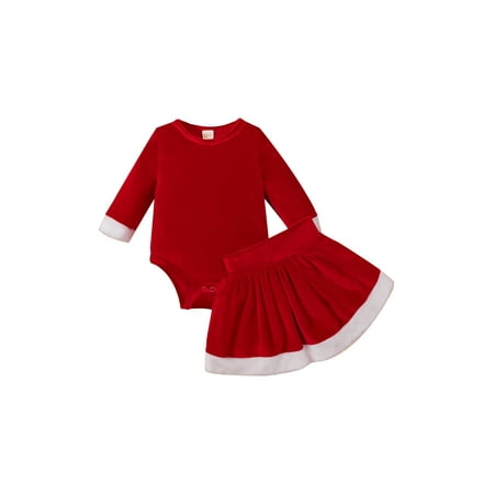 xingqing 0-24Months Christmas Newborn Baby Girl Santa Outfits Long Sleeve Romper with Furry Tutu Skirt Xmas Clothes Red 6-12 Months
xingqing 0-24Months Christmas Newborn Baby Girl Santa Outfits Long Sleeve Romper with Furry Tutu Skirt Xmas Clothes Red 6-12 Months