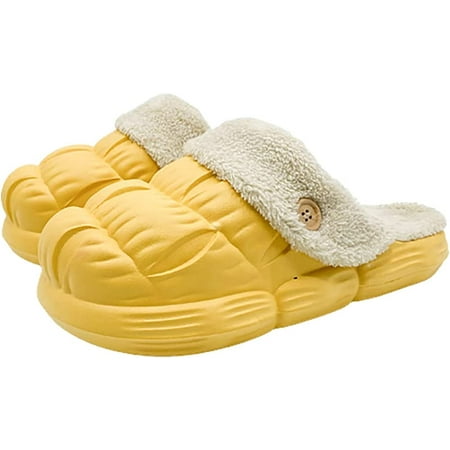 PIKADINGNIS Unisex Waterproof Slippers Faux Fur Lined Clogs Winter Warm House Slippers Indoor Outdoor
PIKADINGNIS Unisex Waterproof Slippers Faux Fur Lined Clogs Winter Warm House Slippers Indoor Outdoor