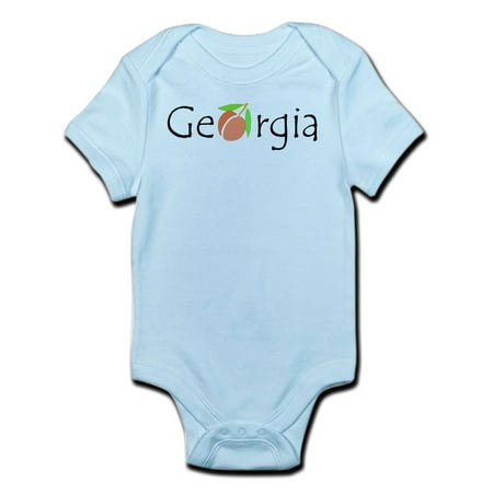 CafePress - Georgia Peach Infant Bodysuit - Baby Light Bodysuit