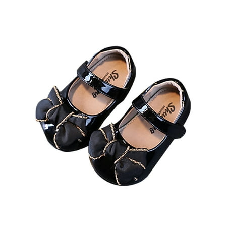 Woobling Kids Mary Jane Sandals Comfort Dress Shoes Bow Flats Party Princess Shoe Anti-Slip Ankle Strap Casual Black 6.5C
Woobling Kids Mary Jane Sandals Comfort Dress Shoes Bow Flats Party Princess Shoe Anti-Slip Ankle Strap Casual Black 6.5C