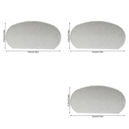 3pcs Polygonal Sawtooth Cream Cake Scraper Stainless Steel Icing Smoother Decorating Comb Tool Type 5
3pcs Polygonal Sawtooth Cream Cake Scraper Stainless Steel Icing Smoother Decorating Comb Tool Type 5