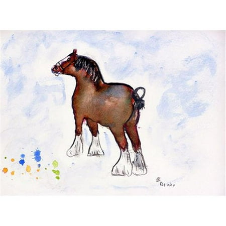 24 x 30 in. Clydesdale Outdoor Wall Hanging