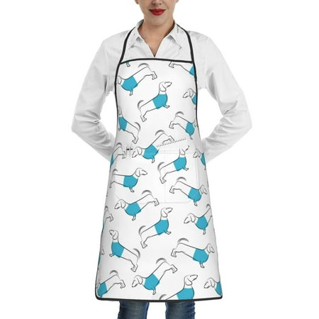 Rocae Dachshund Dog Puppy for Kitchen Aprons for Women Adjustable Cooking Kitchen Chef Apron for Men with Pockets
Rocae Dachshund Dog Puppy for Kitchen Aprons for Women Adjustable Cooking Kitchen Chef Apron for Men with Pockets