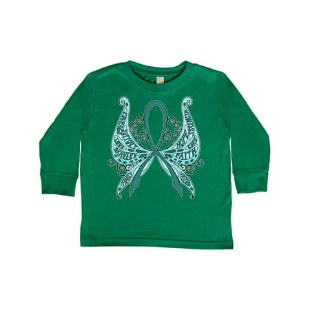 Inktastic Ovarian Cancer Awareness with Butterfly Ribbon Words Gift Toddler Boy or Toddler Girl Long Sleeve T-Shirt
Inktastic Ovarian Cancer Awareness with Butterfly Ribbon Words Gift Toddler Boy or Toddler Girl Long Sleeve T-Shirt