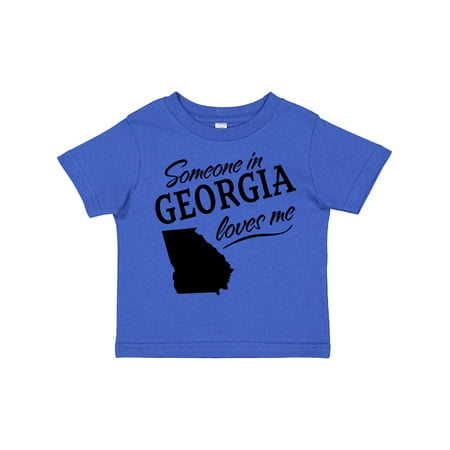 Inktastic Someone in Georgia Loves Me Gift Toddler Boy or Toddler Girl T-Shirt