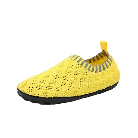 EHTMSAK Kids Girl Boy Spring Summer Fall Breathable Sneakers Toddler Baby Elastic Non-Slip First Walkers Shoes Yellow 18M-8Y (20/21)
EHTMSAK Kids Girl Boy Spring Summer Fall Breathable Sneakers Toddler Baby Elastic Non-Slip First Walkers Shoes Yellow 18M-8Y (20/21)