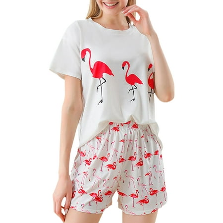 Bomotoo Ladies Nightgown 2 Pieces Outfits Sleepwear Drawstring Pajamas Sets Casual Nightwear Sleep Lounge Set Flamingo XS
Bomotoo Ladies Nightgown 2 Pieces Outfits Sleepwear Drawstring Pajamas Sets Casual Nightwear Sleep Lounge Set Flamingo XS