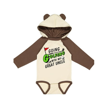 Inktastic Going Golfing with my Great Uncle- kids golf Gift Baby Boy or Baby Girl Long Sleeve Bodysuit
Inktastic Going Golfing with my Great Uncle- kids golf Gift Baby Boy or Baby Girl Long Sleeve Bodysuit