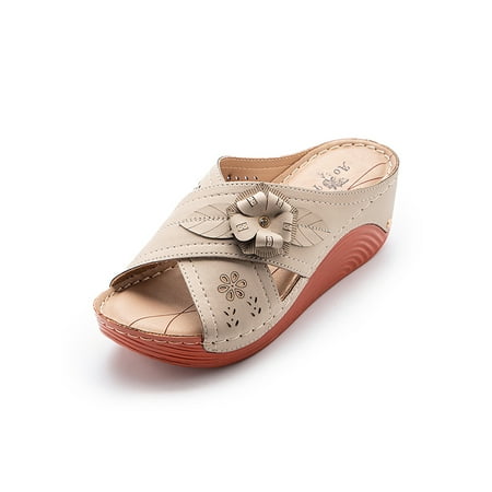 Lacyhop Womens Slides Slippers Slip On Platform Sandal Summer Sandals Indoor Outdoor Lightweight Casual Shoes Non-Slip Beach Apricot 6
Lacyhop Womens Slides Slippers Slip On Platform Sandal Summer Sandals Indoor Outdoor Lightweight Casual Shoes Non-Slip Beach Apricot 6