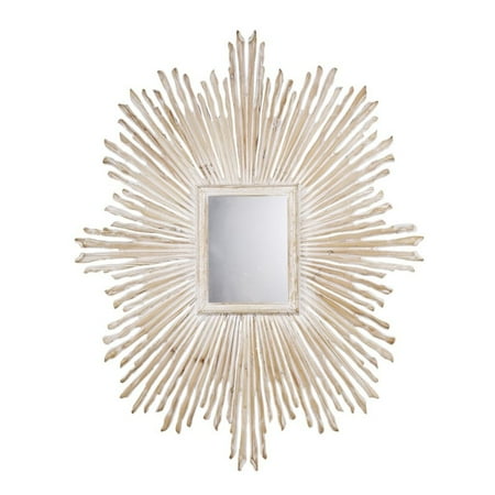 39.25" Gold and Brown Classic Vintage Style Frame Wall Mirror