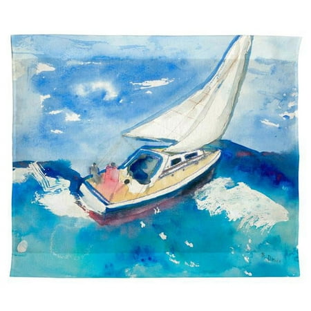 24 x 30 in. Betsys Sailboat Outdoor Wall Hanging
