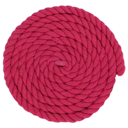 WCP 1/2 Inch Thick Super Soft Artisan Decorative Twisted 100% Cotton Rope - Red
WCP 1/2 Inch Thick Super Soft Artisan Decorative Twisted 100% Cotton Rope - Red