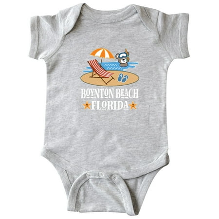 Inktastic Boynton Beach Florida Vacation Gift Baby Boy or Baby Girl Bodysuit