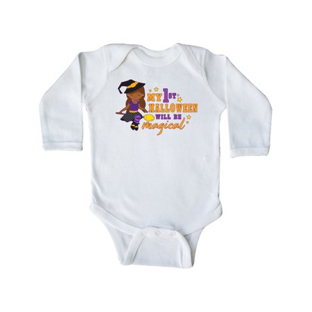 Inktastic My 1st Halloween will be Magical with Brown Haired Witch Gift Baby Girl Long Sleeve Bodysuit
Inktastic My 1st Halloween will be Magical with Brown Haired Witch Gift Baby Girl Long Sleeve Bodysuit