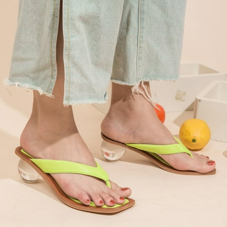 STEADY Women Flip-Flop Round Heel Sandals Open Toe Slippers Casual Beach Walk Shoes Green / 39
STEADY Women Flip-Flop Round Heel Sandals Open Toe Slippers Casual Beach Walk Shoes Green / 39