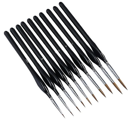 BNisBM 10Pcs Small Fine Tip Paintbrushes Micro Detail Paint Brush Set Triangular Grip Handles Art Brushes For Acrylic Watercolor Oil Craft Models Hot-Selling Model
BNisBM 10Pcs Small Fine Tip Paintbrushes Micro Detail Paint Brush Set Triangular Grip Handles Art Brushes For Acrylic Watercolor Oil Craft Models Hot-Selling Model