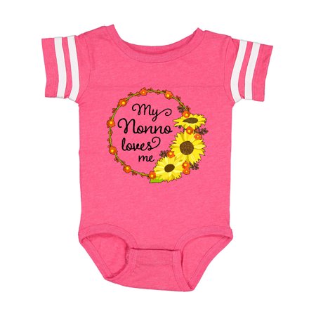 Inktastic My Nonno Loves Me with Sunflower Wreath Gift Baby Boy or Baby Girl Bodysuit
Inktastic My Nonno Loves Me with Sunflower Wreath Gift Baby Boy or Baby Girl Bodysuit