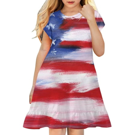 Independence Day For Children Toddler 4th Of July 3D Graphic Printed Girls Short Sleeve Kids Casual Soft Party Princess Dress Newborn Clothes Kids Clothes Girls Tea Party Outfit
Independence Day For Children Toddler 4th Of July 3D Graphic Printed Girls Short Sleeve Kids Casual Soft Party Princess Dress Newborn Clothes Kids Clothes Girls Tea Party Outfit