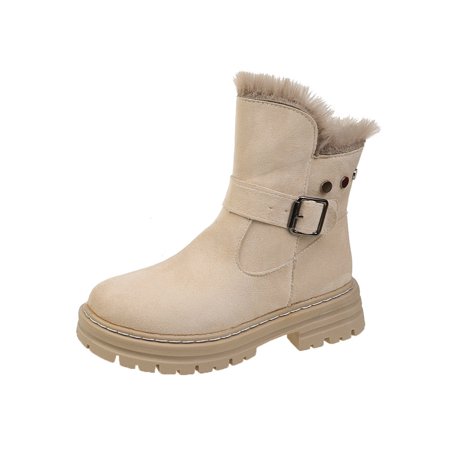 Women s Winter Thermal Zipper Chunky Heeled Boots Solid Color Round Toe Faux Leather Shoes Women s Footwear
Women s Winter Thermal Zipper Chunky Heeled Boots Solid Color Round Toe Faux Leather Shoes Women s Footwear