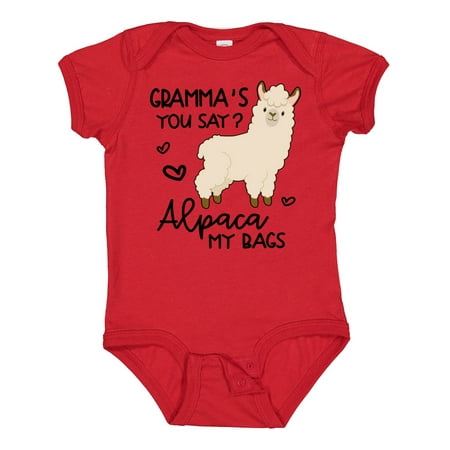 Inktastic Gramma s You Say Alpaca My Bags Gift Baby Boy or Baby Girl Bodysuit
Inktastic Gramma s You Say Alpaca My Bags Gift Baby Boy or Baby Girl Bodysuit
