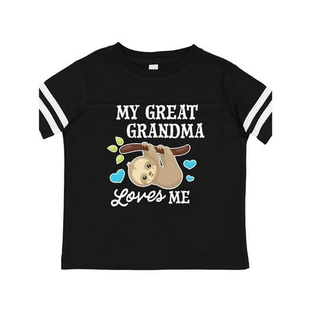 Inktastic My Great Grandma Loves Me with Sloth and Hearts Gift Toddler Boy or Toddler Girl T-Shirt
Inktastic My Great Grandma Loves Me with Sloth and Hearts Gift Toddler Boy or Toddler Girl T-Shirt