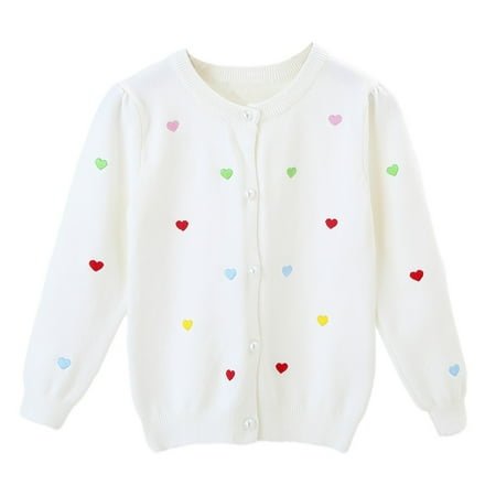 Toddler Girls Long Sleeve Cardigan Sweaters Open Front Knit Cardigans Kids Cute Outerwear Coat 1-7 Years
Toddler Girls Long Sleeve Cardigan Sweaters Open Front Knit Cardigans Kids Cute Outerwear Coat 1-7 Years